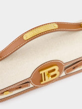 Balmain B-Buzz 24 Handbag in Canvas and Leather