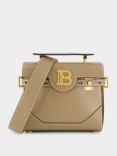 Balmain Brown Calfskin B-Buzz 23 Bag