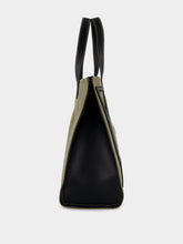 Balmain Khaki Green B-Army 42 Canvas Tote Bag