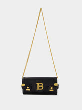 Balmain B-Buzz 23 Black Leather Clutch Bag