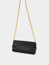 Balmain B-Buzz 23 Black Leather Clutch Bag