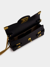 Balmain B-Buzz 23 Black Leather Clutch Bag
