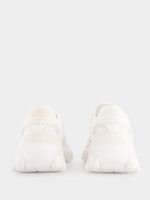 Balmain White B-East Leather And Suede Sneakers