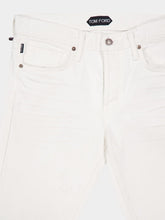 Tom Ford White Straight-Fit Selvedge Denim Jeans
