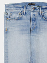 Tom Ford Pale Blue Straight-Leg Denim Jeans