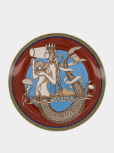 La DoubleJ The Mermaid Bordeaux Decorative Plate