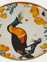 La DoubleJ Floroucan Decorative Porcelain Plate