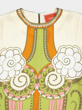 La DoubleJ Anemone Ghirlanda Silk Mini Dress