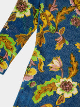 La DoubleJ Blue Floral Swing Maxi Dress