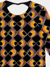 La DoubleJ Black Velvet Swank Long-Sleeve Dress