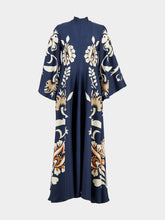 La DoubleJ Selva Placée Silk Twill Maxi Dress