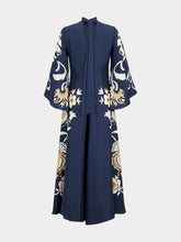 La DoubleJ Selva Placée Silk Twill Maxi Dress