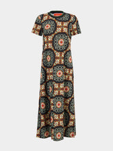 La DoubleJ Ballata Print Cotton Midi Dress