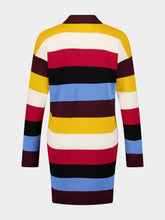 La DoubleJ Striped Midi Polo Dress in Merino Wool