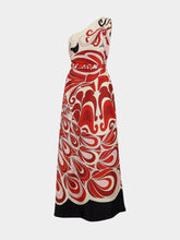 La DoubleJ Phoenix Placée One-Shoulder Silk Dress