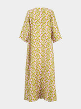 La DoubleJ Caper Silk Maxi Muumuu Dress
