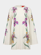 La DoubleJ Iris Placée Satin Mini Dress