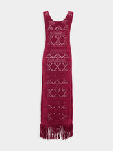 La DoubleJ Red Tassel Dress