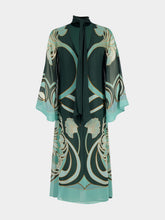 La DoubleJ Blooming Tulip Magnifico Silk Midi Dress