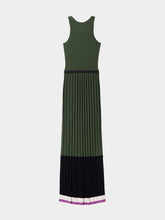 La DoubleJ Knit Plissé Racer-Back Dress