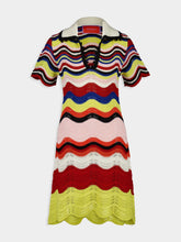 La DoubleJ Chevron Cotton Mini Dress