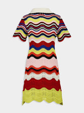 La DoubleJ Chevron Cotton Mini Dress