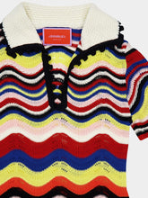 La DoubleJ Chevron Cotton Mini Dress