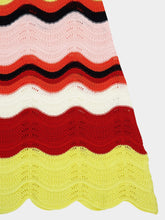 La DoubleJ Chevron Cotton Mini Dress