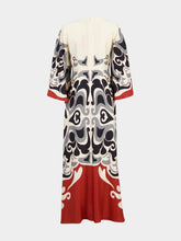 La DoubleJ Phoenix Placée Ivory Silk Maxi Dress