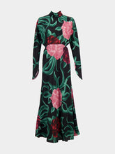 La DoubleJ Peony Gilda Maxi Silk Dress