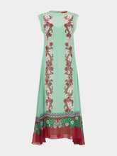 La DoubleJ Regalia Maria Placée Silk Maxi Dress