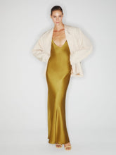 Blazé Milano Novalis Pickle Satin Evening Dress