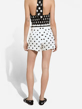 Dolce & Gabbana Polka-Dot Print High-Waisted Cotton Shorts