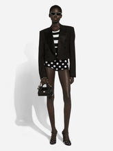 Dolce & Gabbana Polka-Dot Wool and Silk High-Waisted Panties