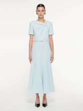 Roland Mouret Tri-Fold Belted Midi Dress