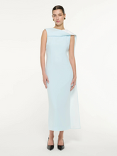 Roland Mouret Satin Crepe Sash Midi Dress