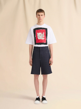 Marni Deep Blue Stretch Denim Trompe L