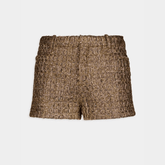 TOM FORD Mini Croco Metallic Tweed Shorts | Article - Fashion Clinic