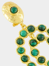 Sylvia Toledano Gina Earrings in Gold and Malachite