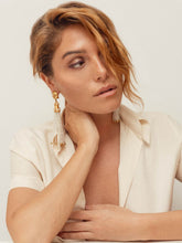 Sylvia Toledano Gold Gio Earrings with Pearls