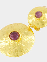 Sylvia Toledano Venus Earrings in Gold with Amethyst