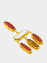 Sylvia Toledano Grace Jasper and Pearl Drop Earrings