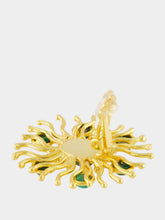 Sylvia Toledano Sunshine Malachite Clip Earrings