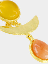 Sylvia Toledano Sunset Earrings with Yellow Onyx and Golden Jasper
