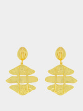 Sylvia Toledano Brutalist Earrings with Black Onyx and Baroque Pearls