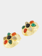 Sylvia Toledano Multicolour Paisley Stone Earrings