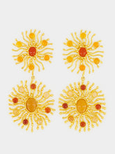 Sylvia Toledano Orange Sunshine Carnelian Earrings