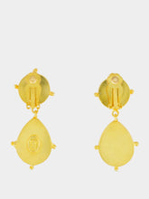 Sylvia Toledano Malachite Two-Stone Drop Earrings