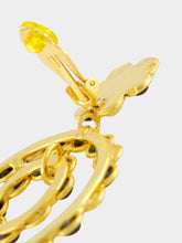 Sylvia Toledano Happy Flower Gold Earrings with Black Onyx