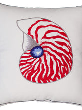 Les Ottomans Hand Embroidered Tropical Cushion